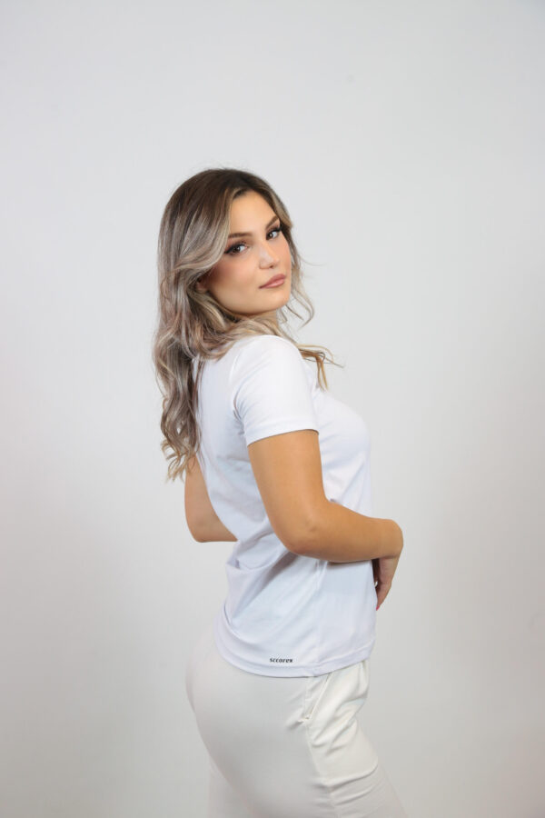 Beyaz Basic T-shirt - Görsel 2